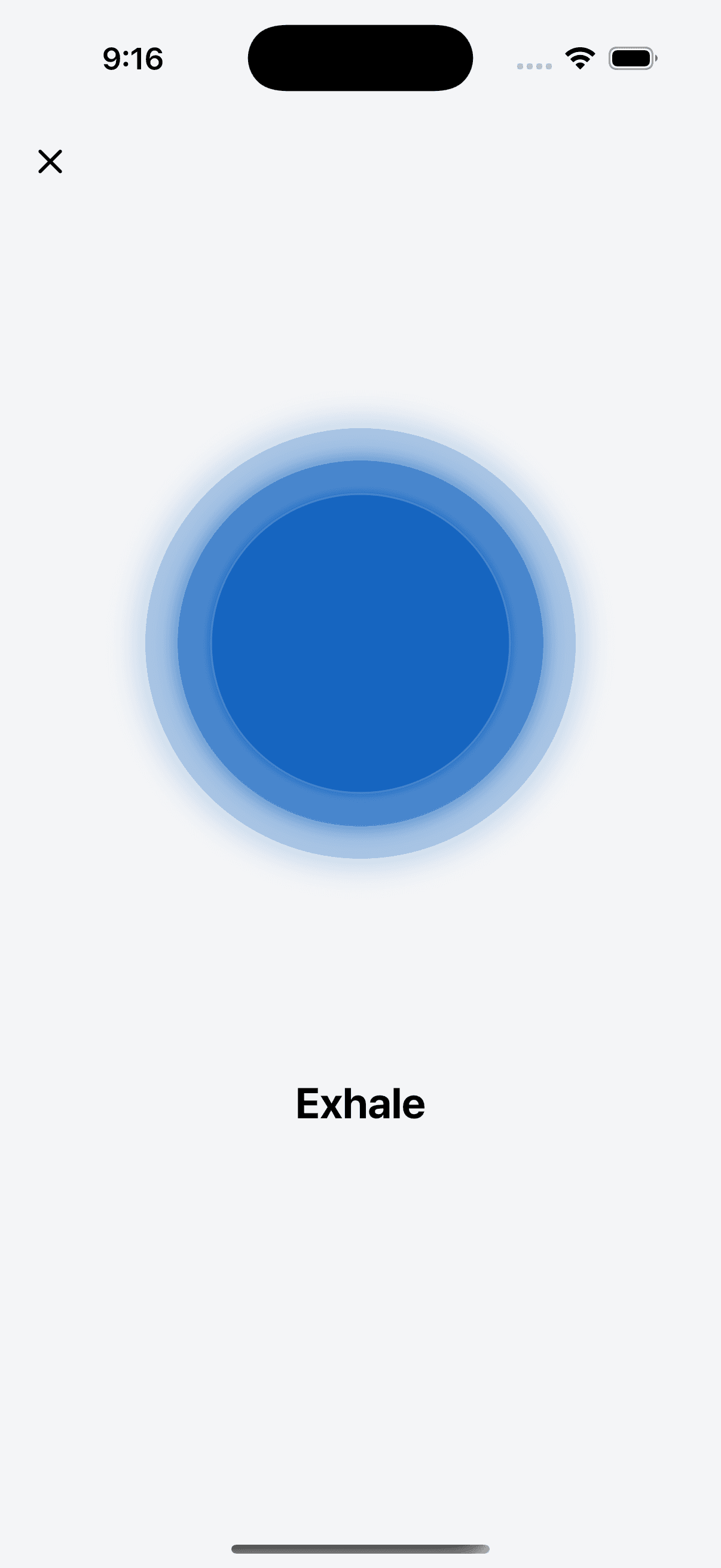 Breathing Control Visual